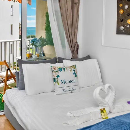 Apartment Hippocampe Ii - Vue D'azur - Bord De - Garavan Menton